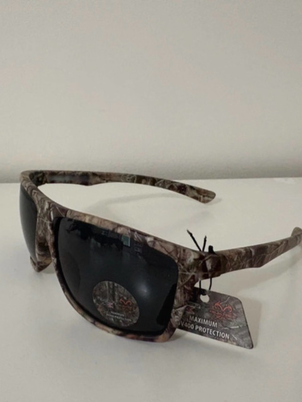 Realtree Camo Frame Sunglasses with Black Lenses